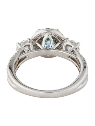 Ring 14K 2.00ctw Lab-Grown Diamond Halo Set Cocktail