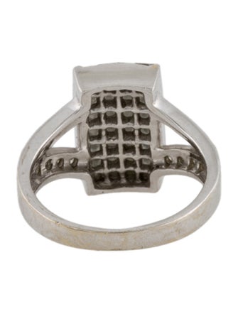 Ring 18K 1.10ctw Diamond Signet Ring