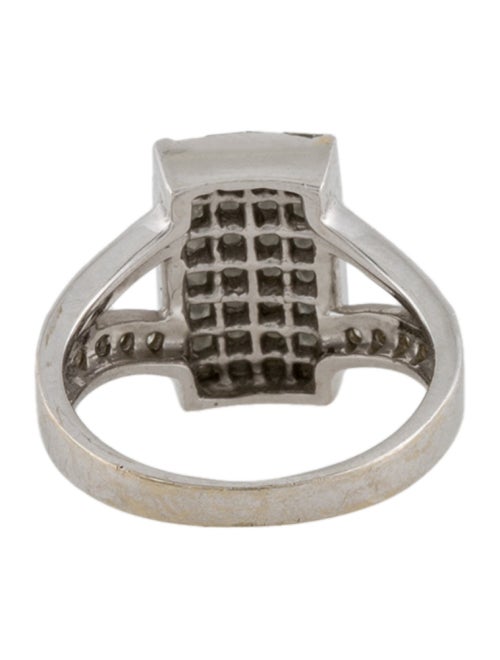 Ring 18K 1.10ctw Diamond Signet Ring
