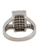 Ring 18K 1.10ctw Diamond Signet Ring