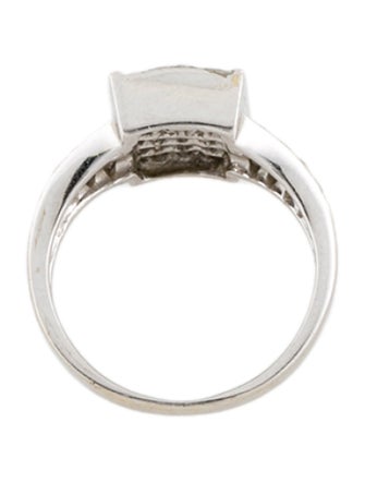 Ring 18K 1.10ctw Diamond Signet Ring