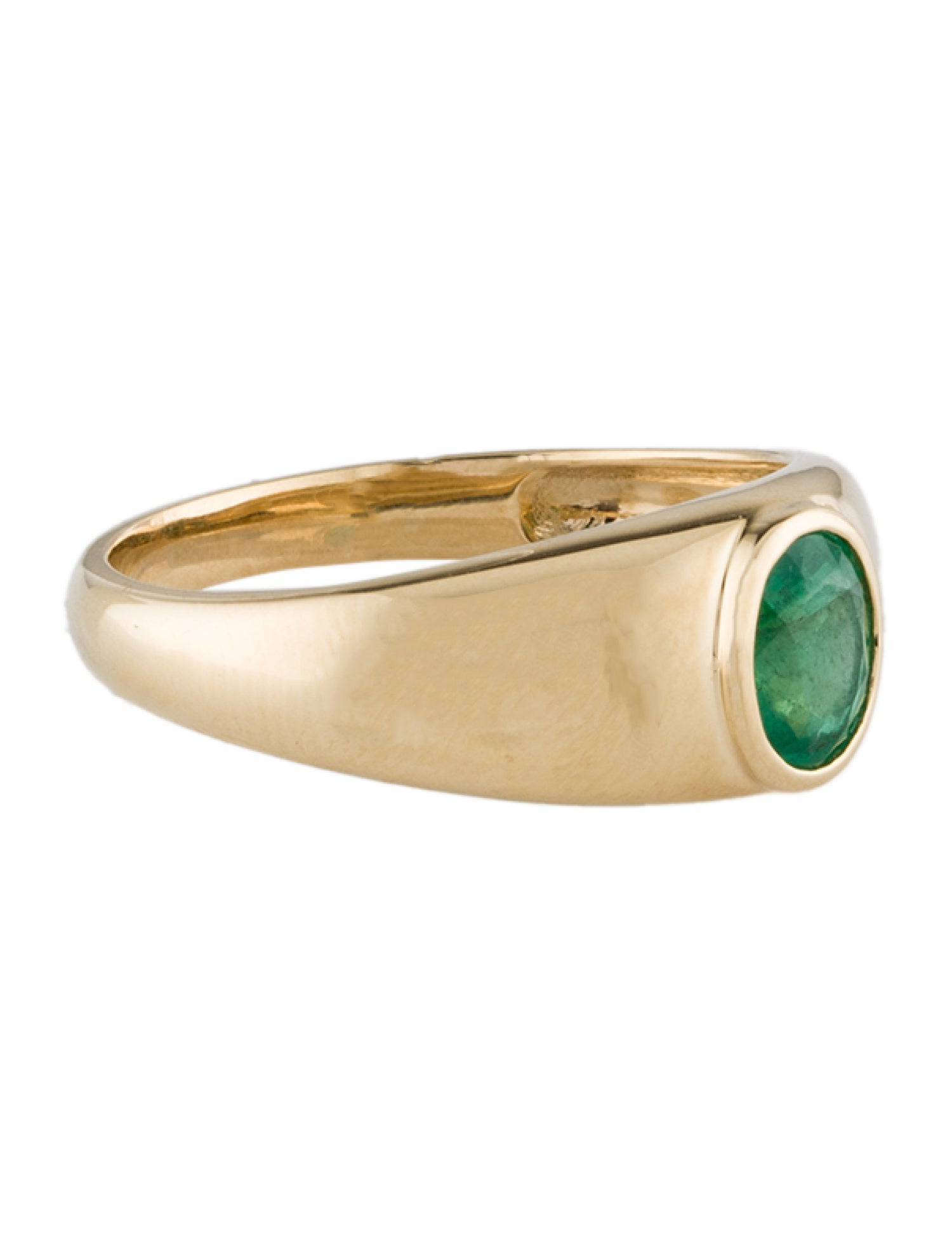 Ring 18K Emerald Band Ring