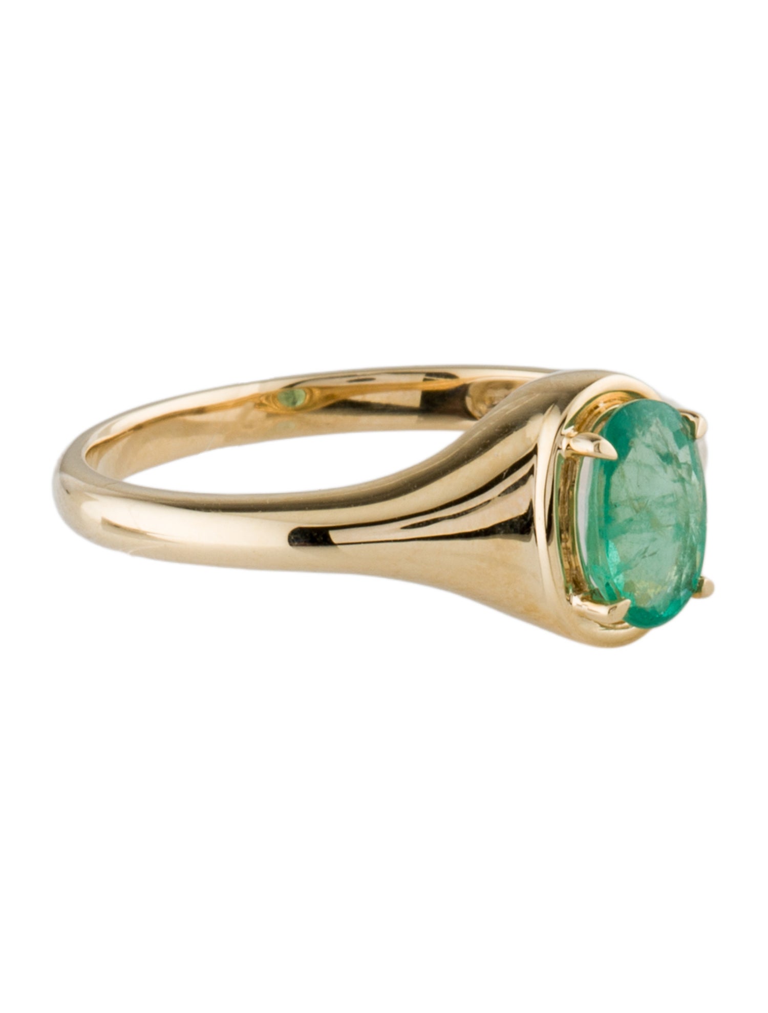 Ring 18K Emerald Cocktail Ring