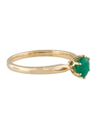 Ring 18K Emerald Cocktail Ring