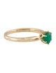 Ring 18K Emerald Cocktail Ring