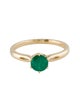 Ring 18K Emerald Cocktail Ring
