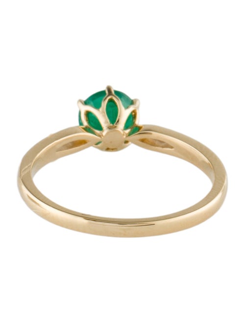 Ring 18K Emerald Cocktail Ring