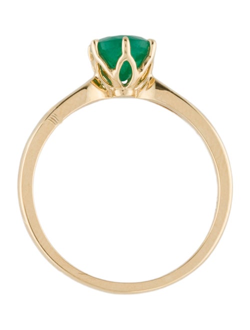 Ring 18K Emerald Cocktail Ring