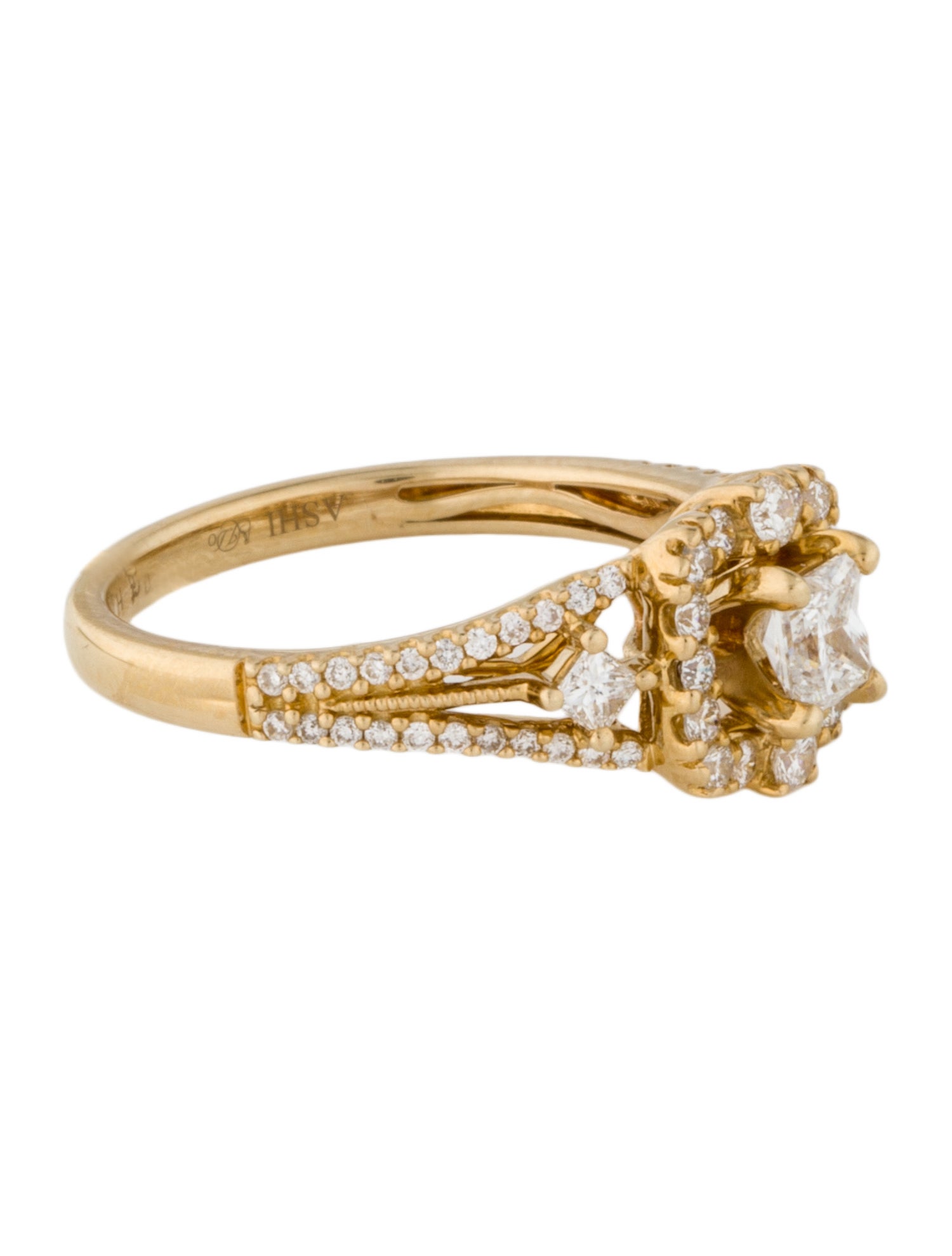 Ring 14K Diamond Cocktail Ring