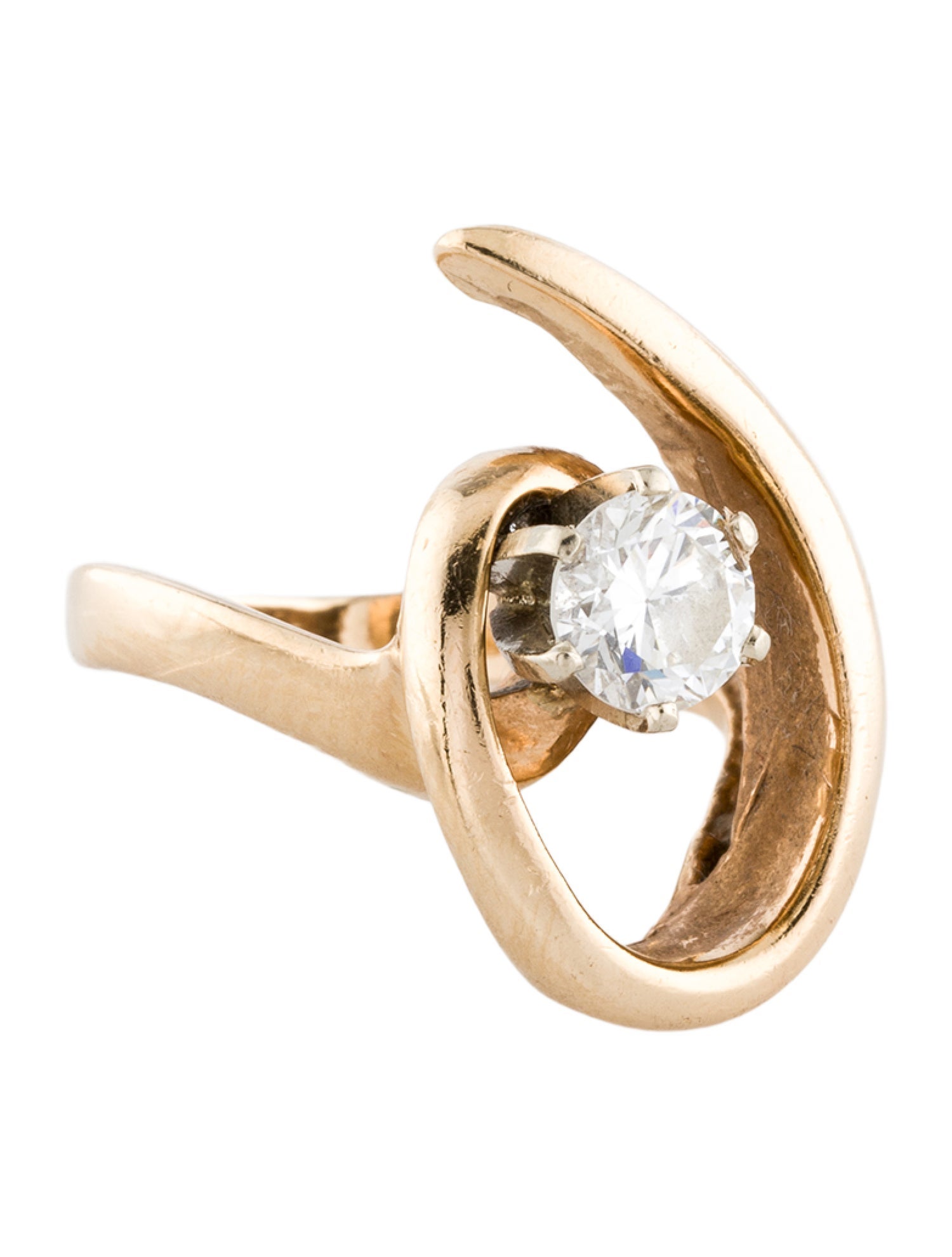 Ring 14K Diamond Cocktail