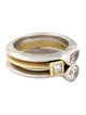 Ring 14K Two-Tone Diamond Ring Set