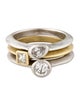 Ring 14K Two-Tone Diamond Ring Set