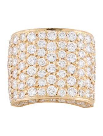 Ring 14K 5.41ctw Diamond Cocktail Ring