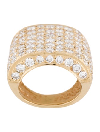 Ring 14K 5.41ctw Diamond Cocktail Ring