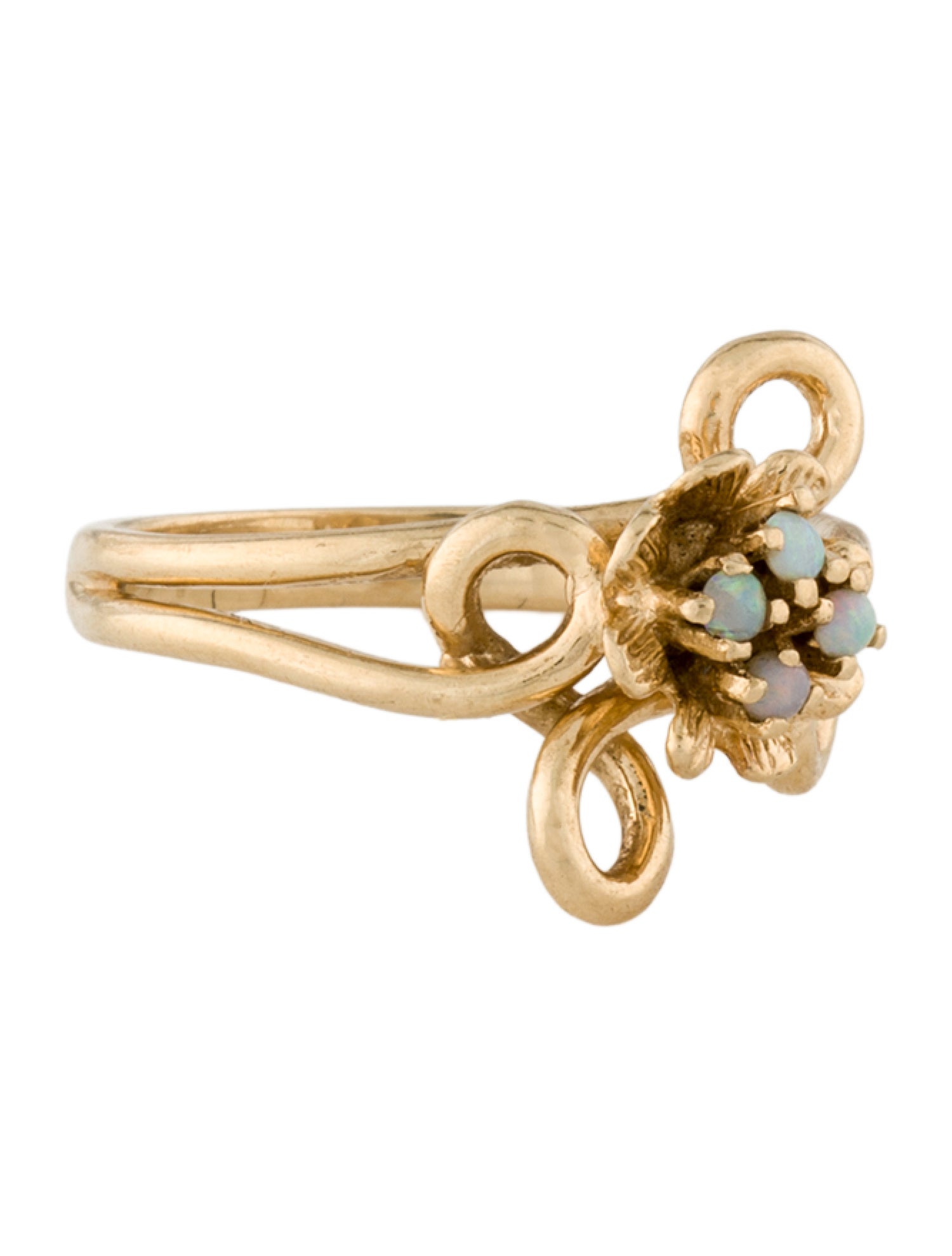 Ring 14K Opal Cocktail Ring