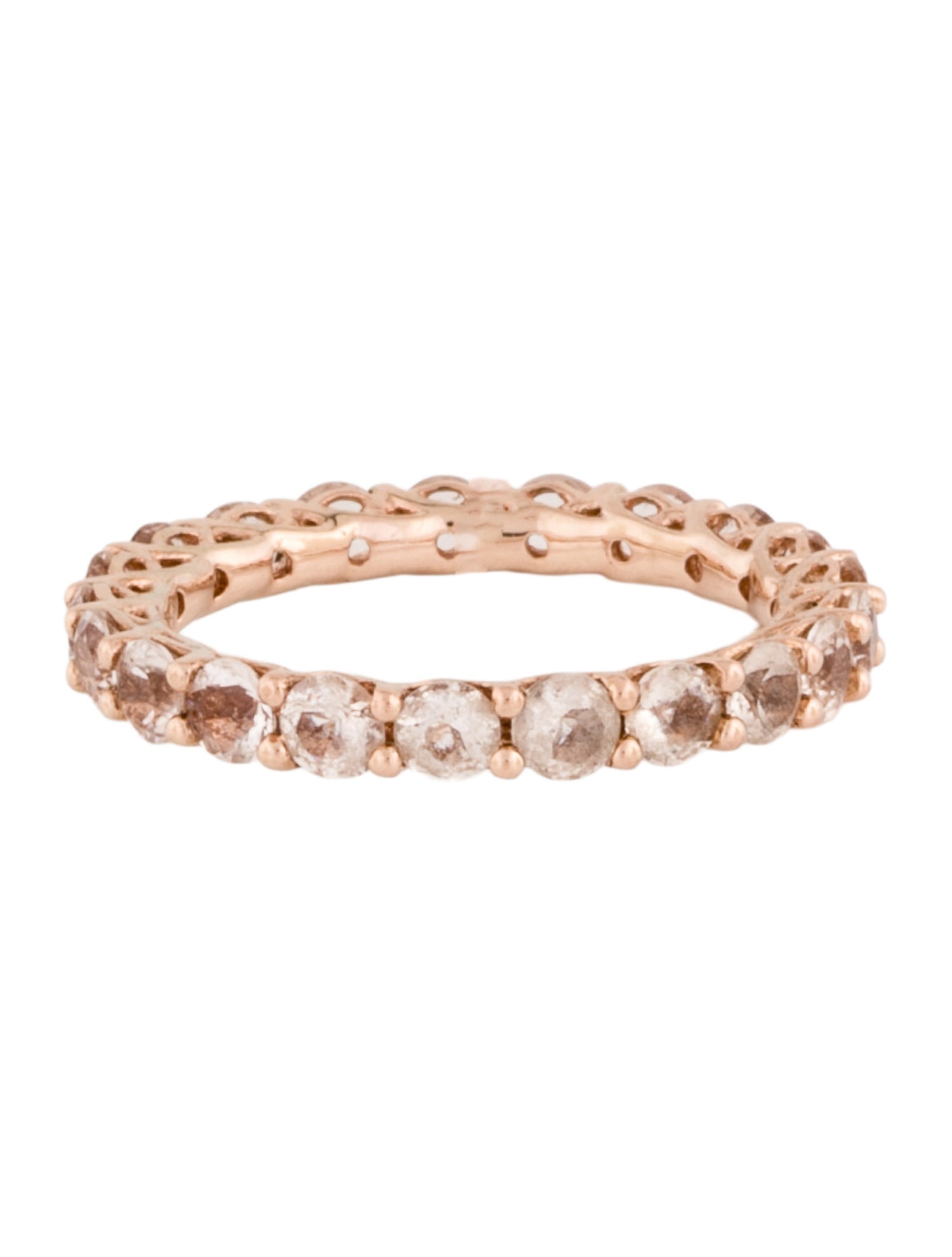 Ring 14K Morganite Eternity Band