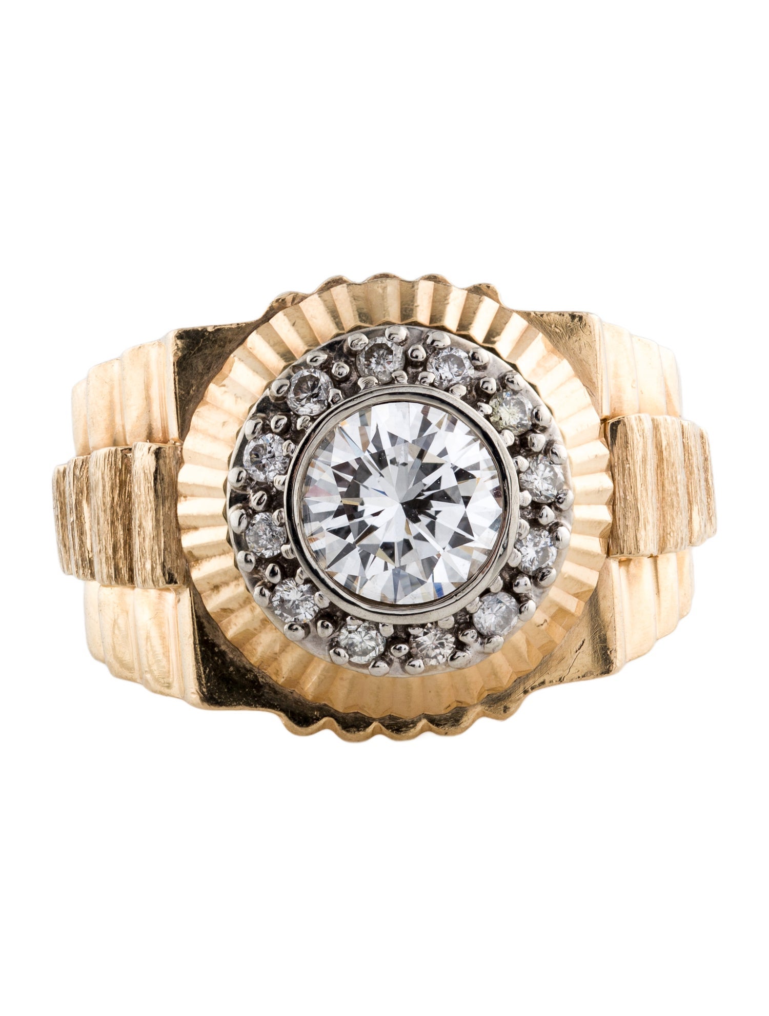 Ring 14K 1.39ctw Diamond Cocktail Ring