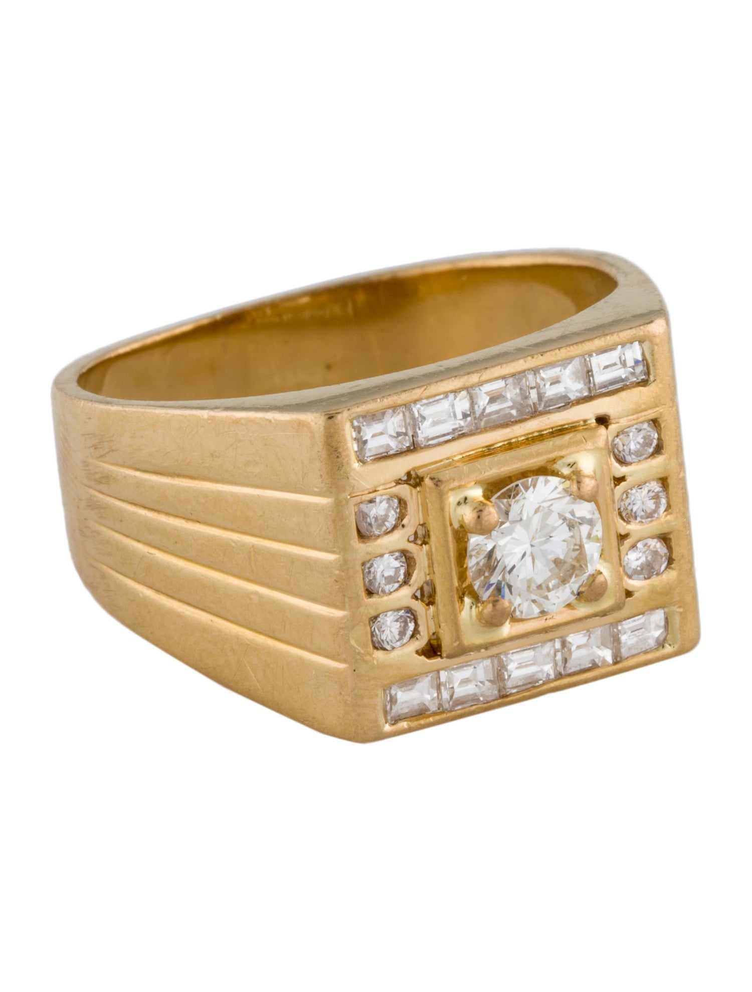 Ring 18K 1.04ctw Diamond Cocktail Ring