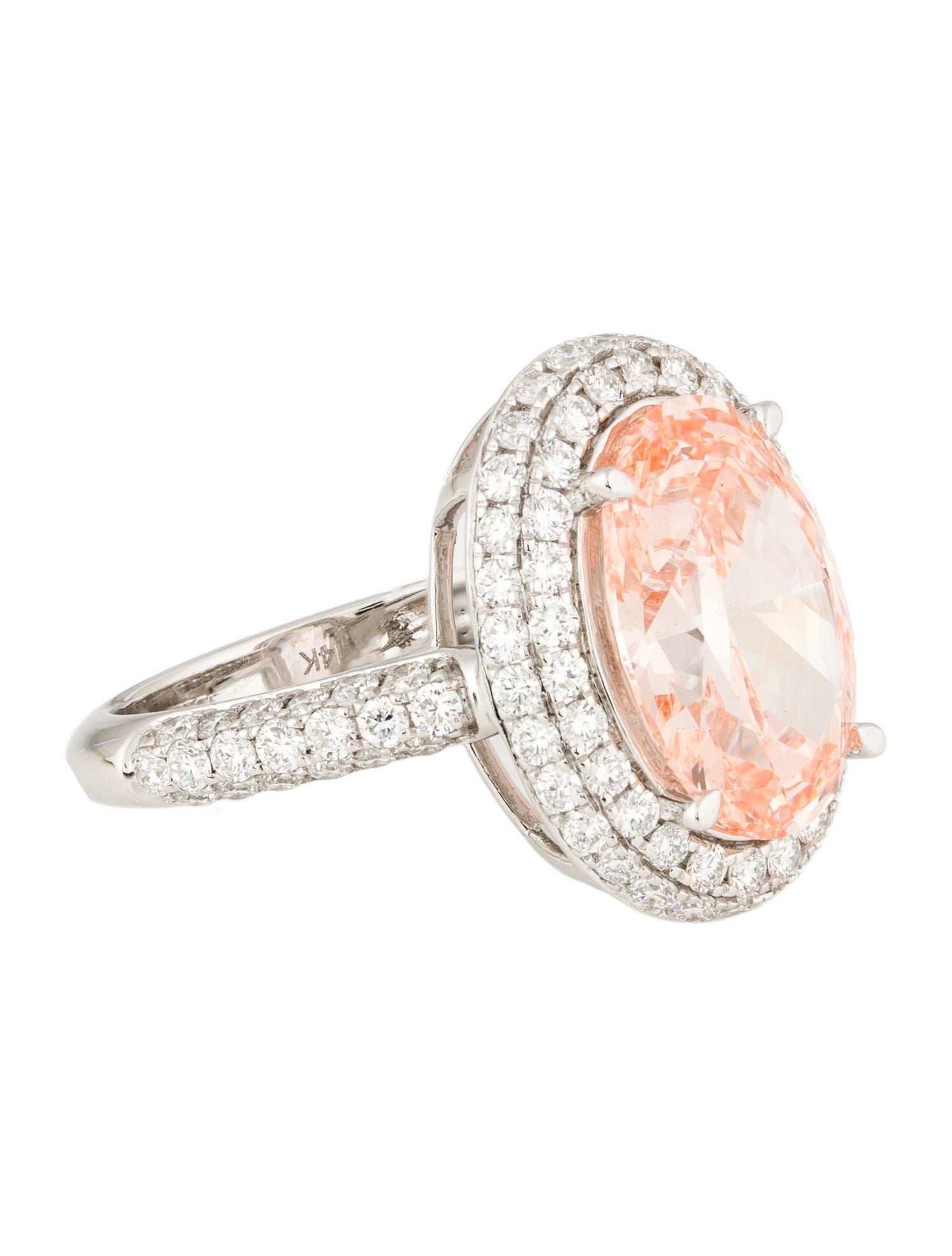 Ring 14K 7.04ctw Lab-Grown Diamond Cocktail Ring