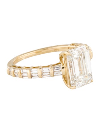 Ring 14K 3.06ct Lab-Grown Diamond Engagement Ring