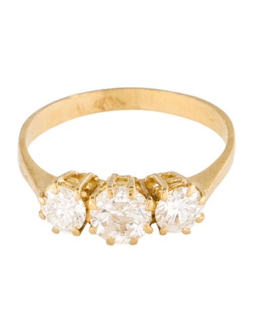 Ring 18K 1.10ctw Diamond Three-Stone Ring