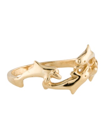 Ring 14K Dolphin Band
