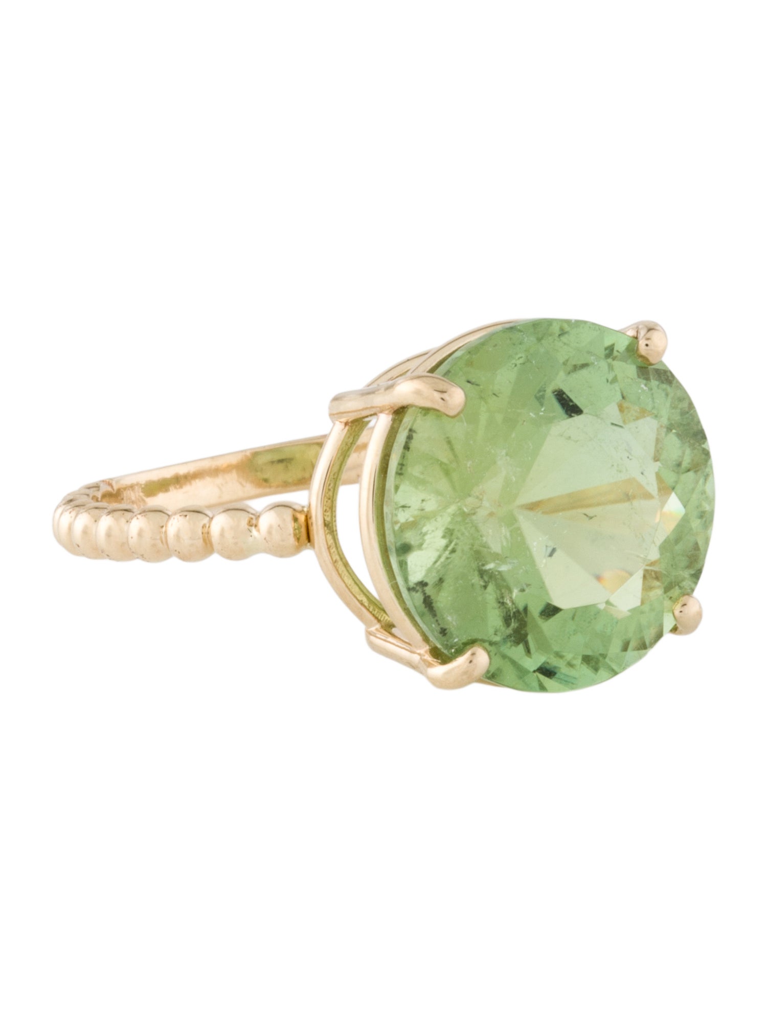 Ring 14K 8.59ct Tourmaline Cocktail Ring