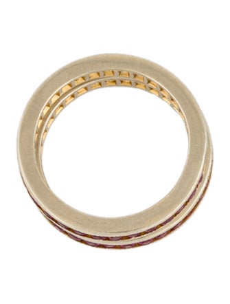 Ring 14K 1.28ctw Ruby Eternity Ring Set