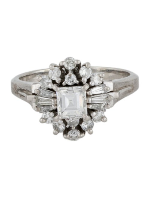 Ring Platinum Diamond Cocktail Ring