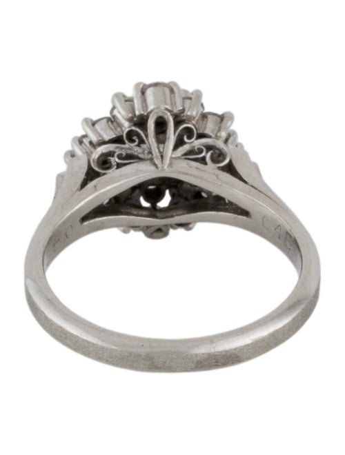 Ring Platinum Diamond Cocktail Ring