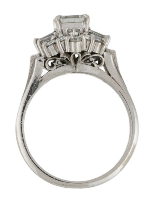 Ring Platinum Diamond Cocktail Ring