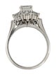Ring Platinum Diamond Cocktail Ring