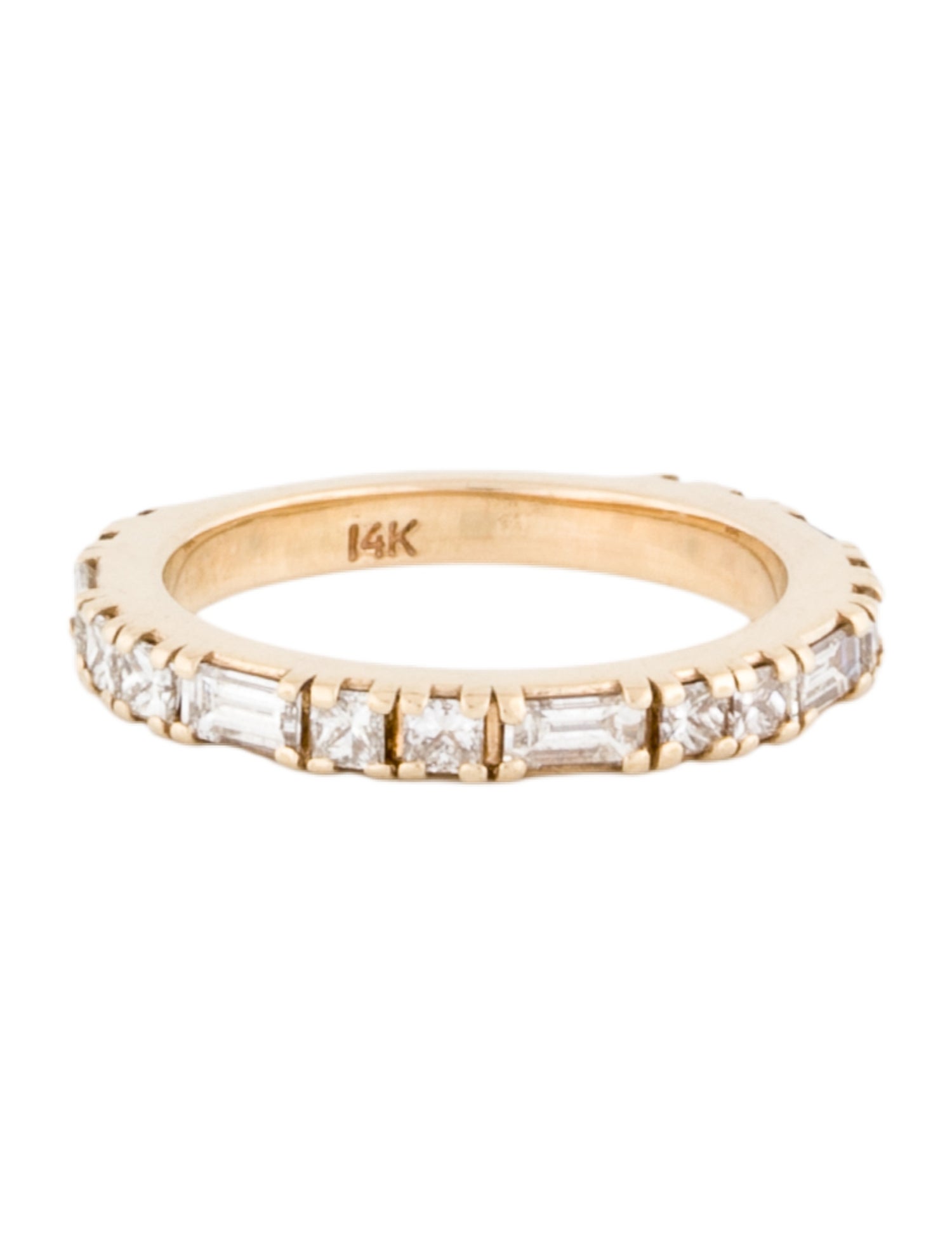 Ring 14K diamond Half Eternity Band Ring