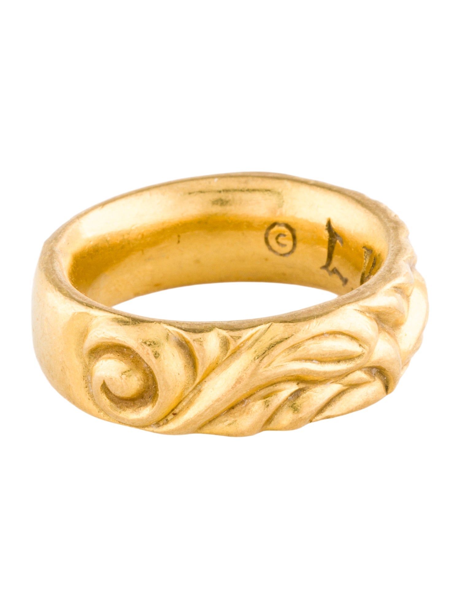 Ring 22K Textured Band