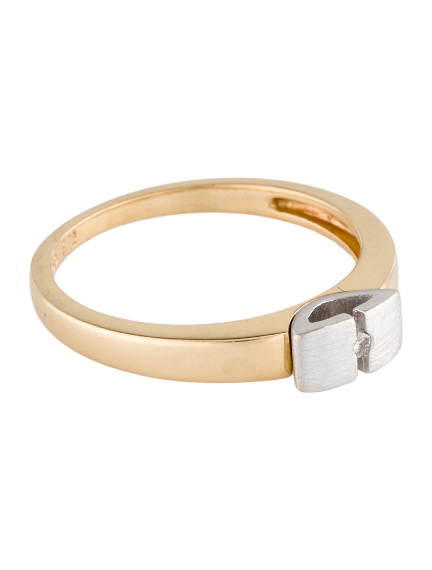 Frey Wille Enamel Ring - Gold-Tone Metal Band, Rings