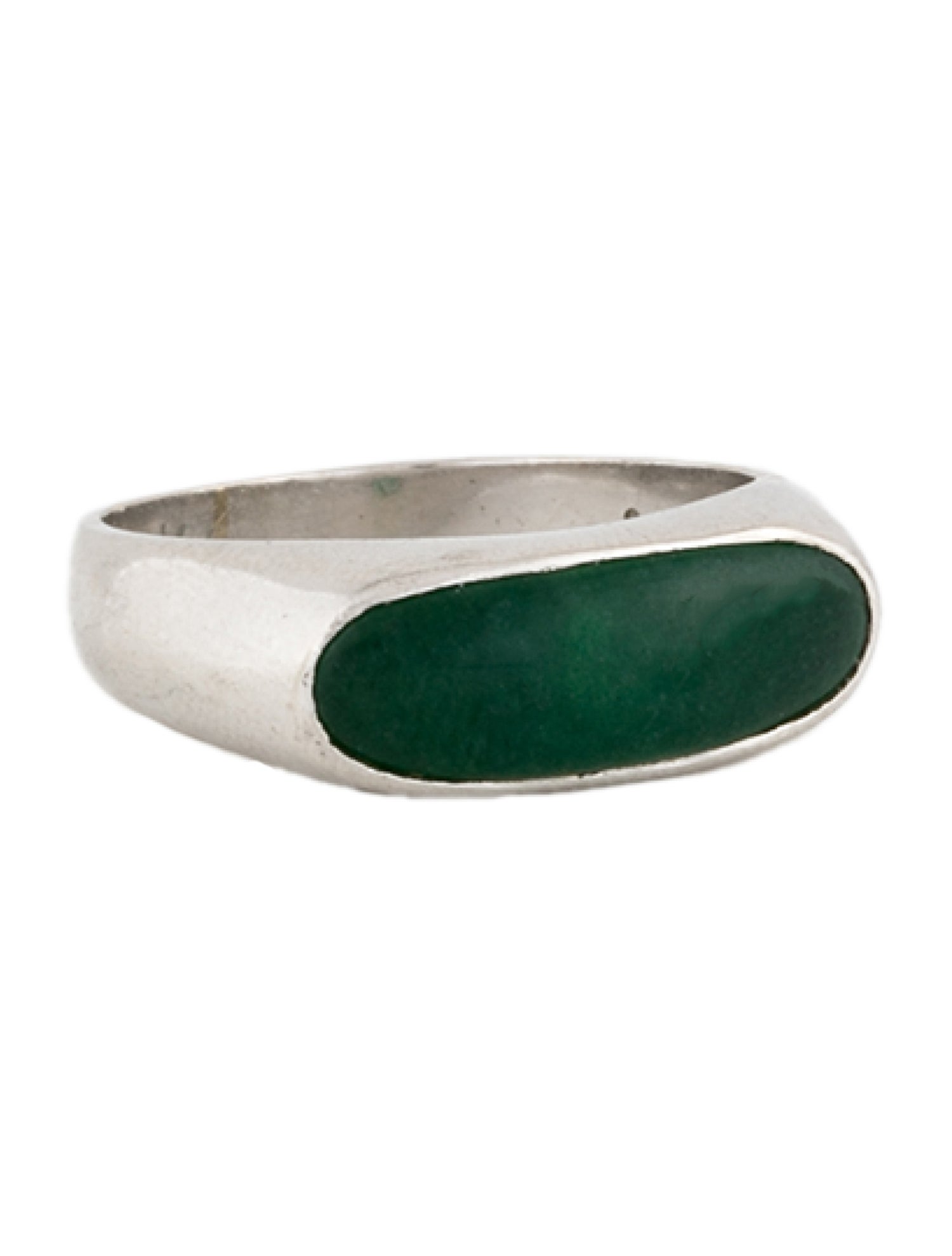 Ring Platinum Dyed Quartzite Band Ring