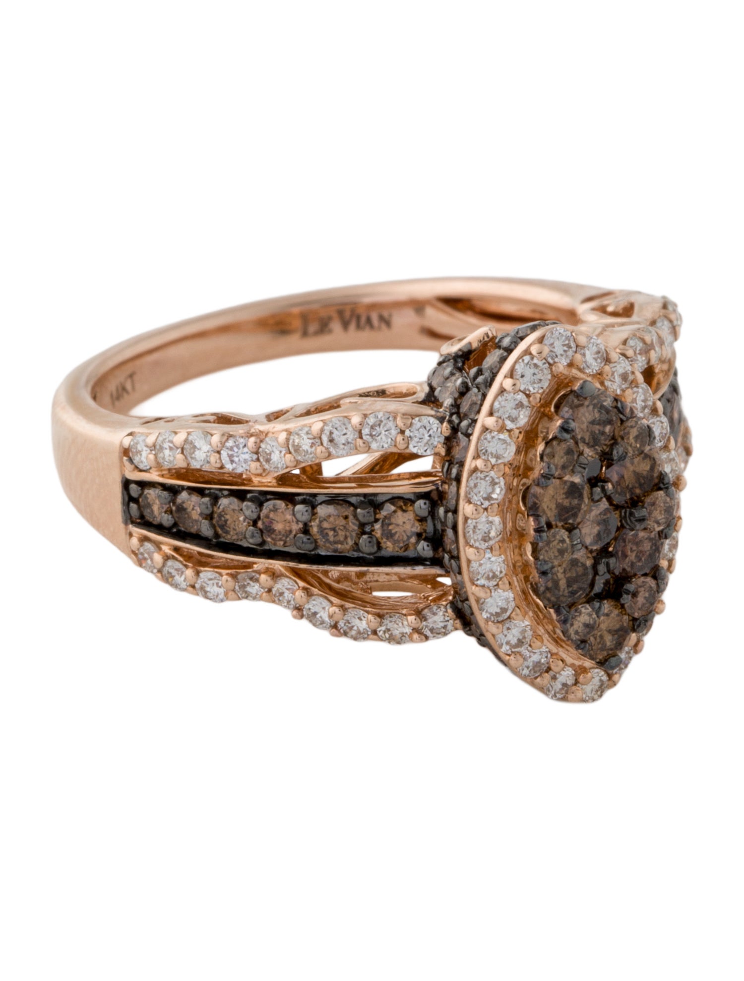Le Vian 14K 1.24ctw Diamond Cocktail Ring