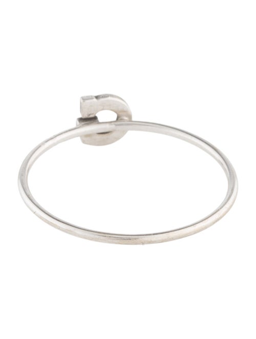 Ring 14K Diamond Initial 'G' Band