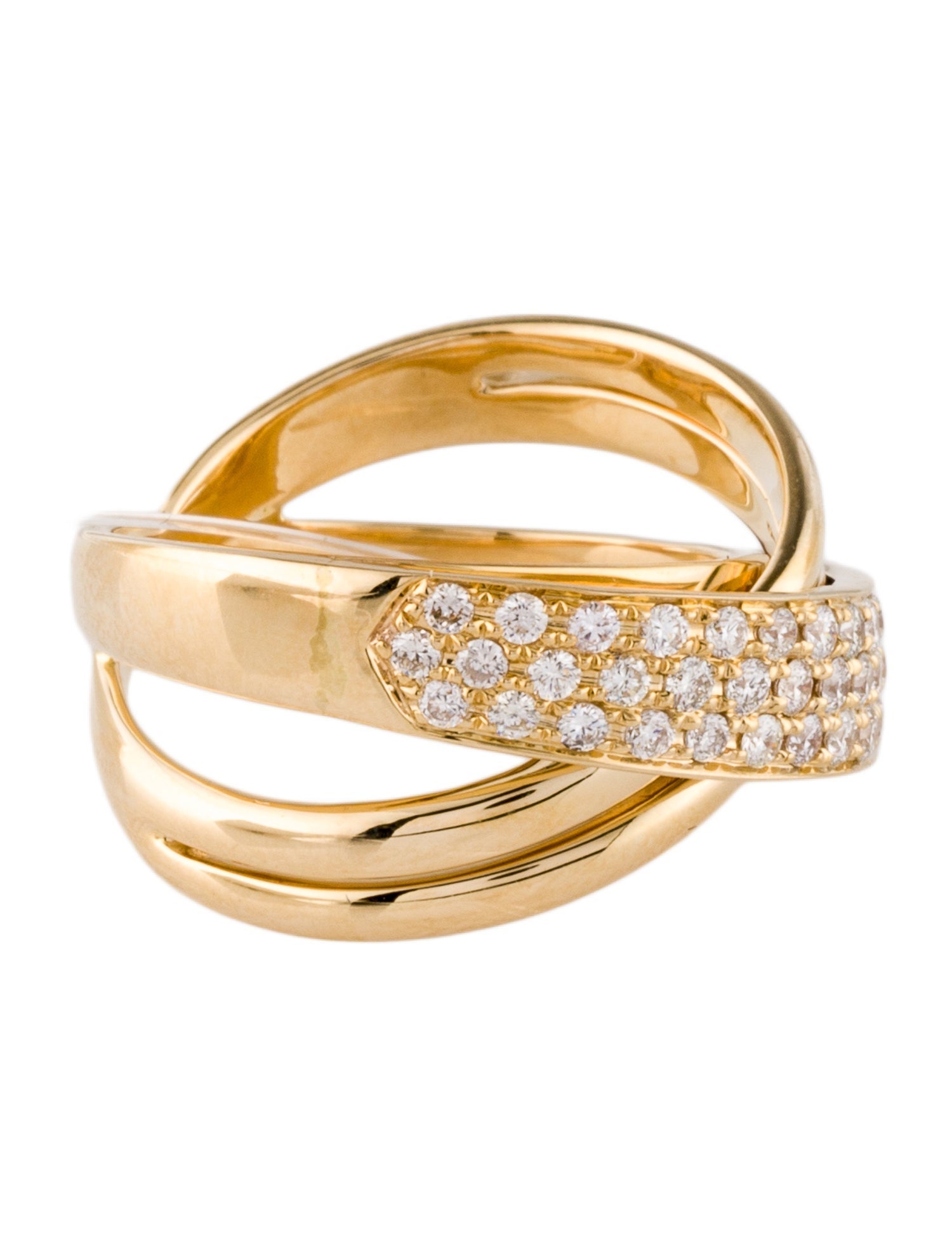 Le Vian 14K Diamond Pavé Crossover Ring