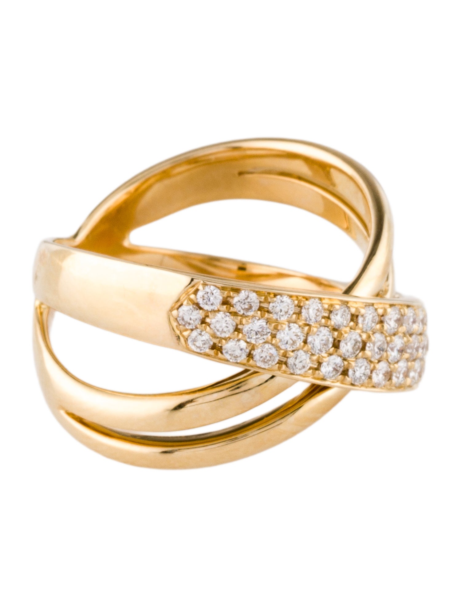 Le Vian 14K Diamond Pavé Crossover Ring