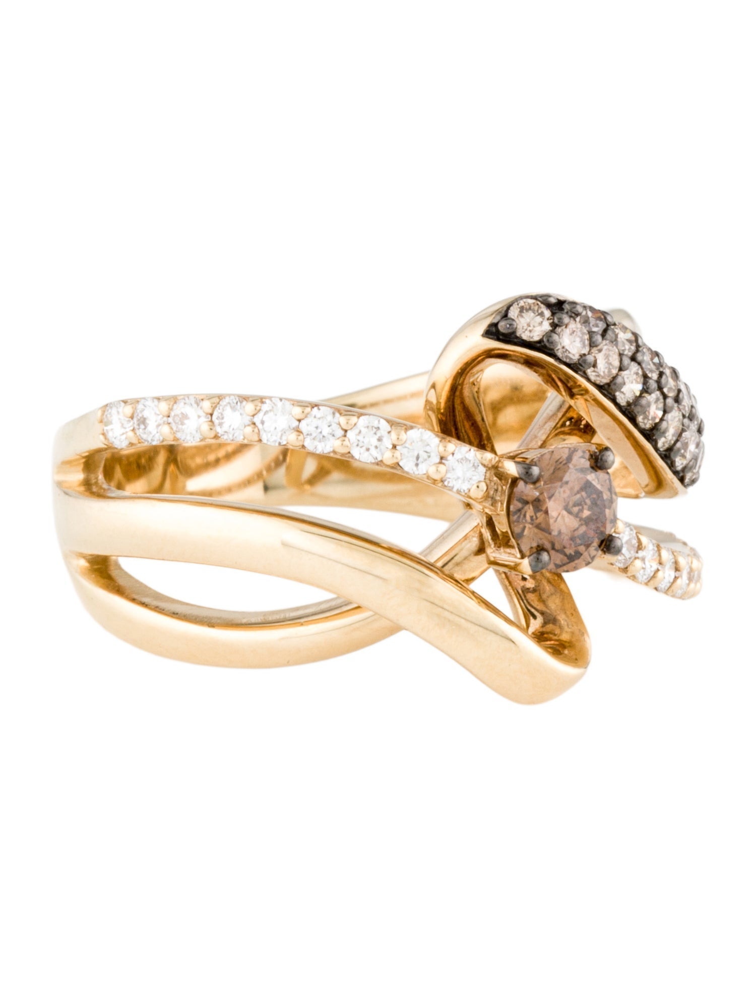 Le Vian 14K Diamond Wave Cocktail Ring