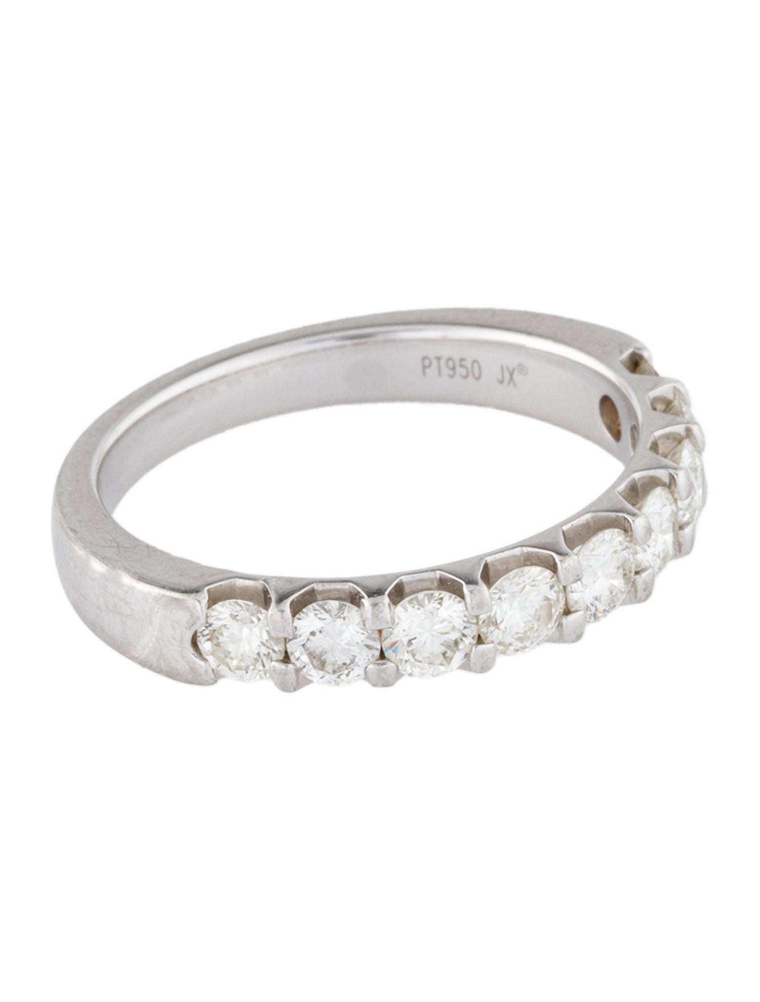 Ring Platinum 1.00ctw Diamond Wedding Band