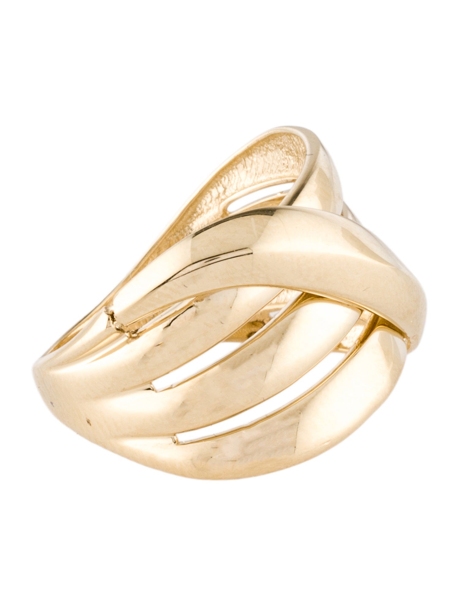 Ring 14K Crossover Band