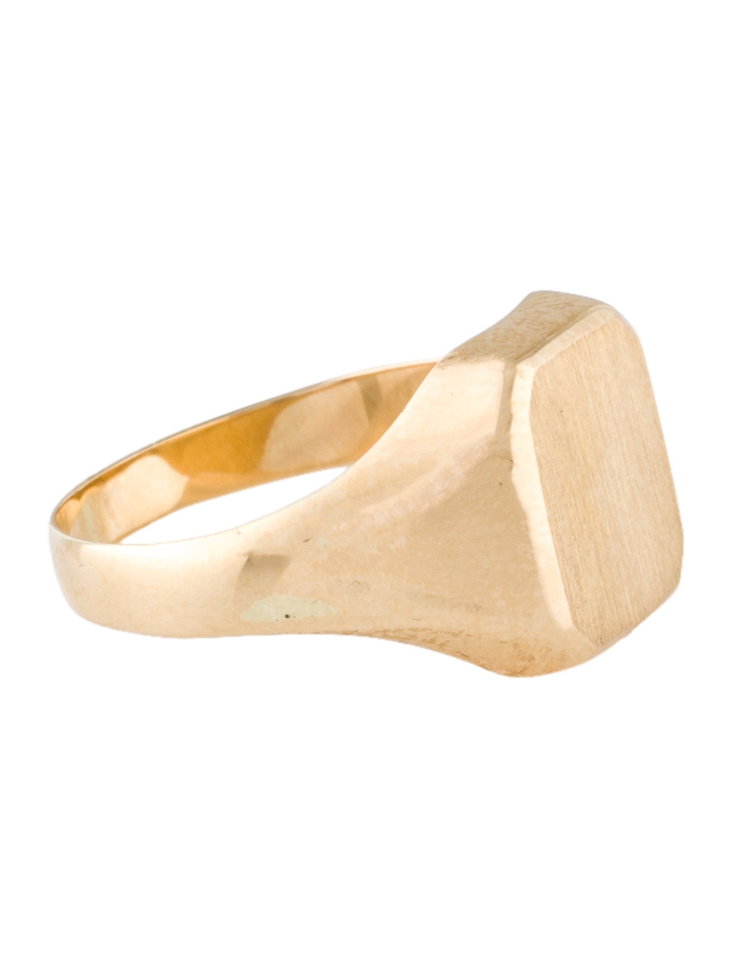 Ring 14K Rectangular Signet
