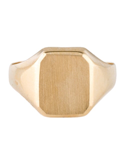 Ring 14K Rectangular Signet