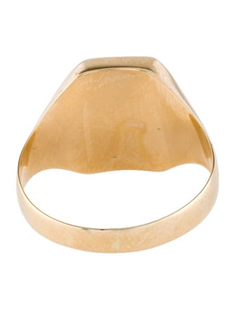 Ring 14K Rectangular Signet