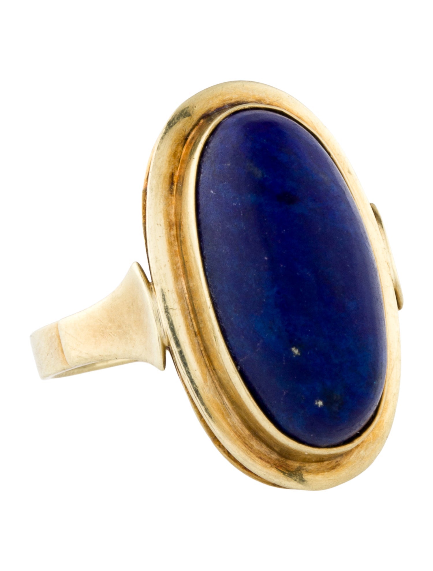 Ring 14K Lapis Lazuli Cocktail Ring