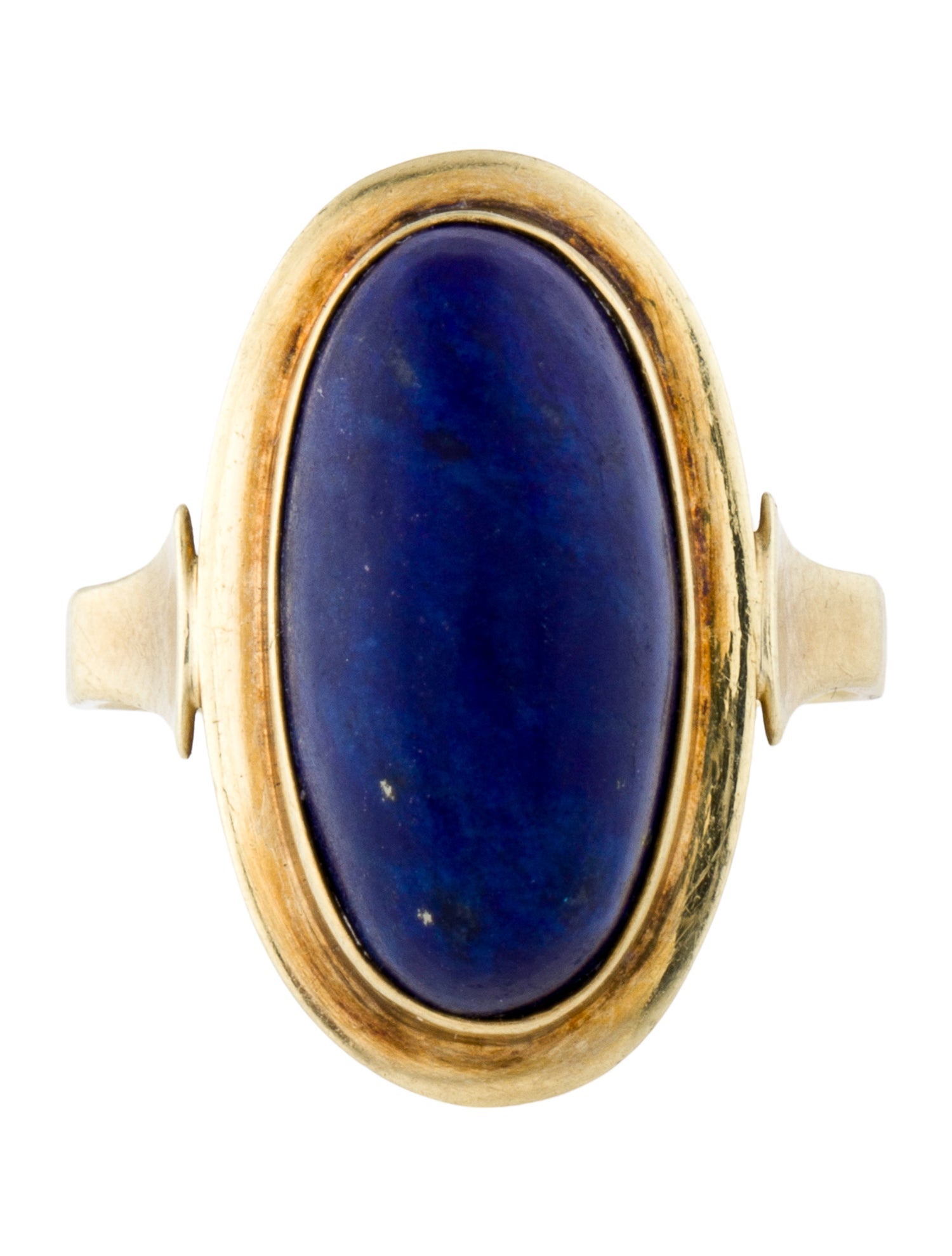 Ring 14K Lapis Lazuli Cocktail Ring