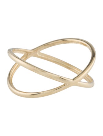 Ring 14K Crisscross Ring
