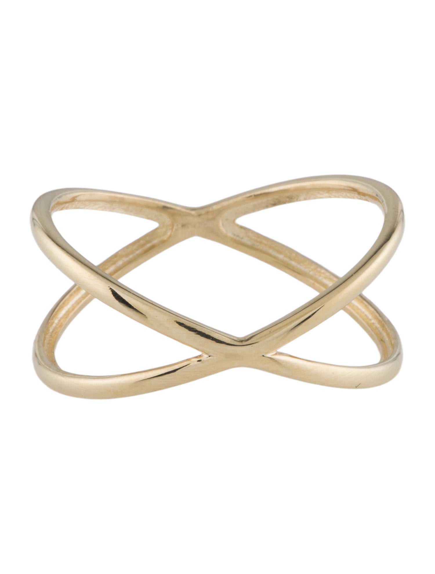 Ring 14K Crisscross Ring